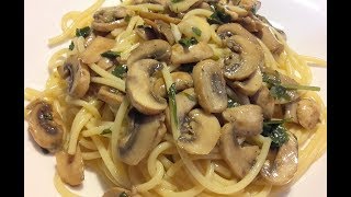 ✔️ Spaghettis aux champignons vegan [upl. by Manfred]