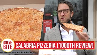 Barstool Pizza Review  Calabria Pizzeria amp Restaurant Livingston NJ 1000th Review [upl. by Jochebed]