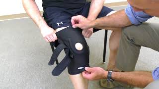 Lateral J Knee Brace Fitting  How to Properly Fit a Patella Lateral J Knee Brace [upl. by Etka881]