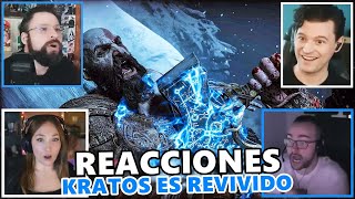 REACCIONES A THOR REVIVIENDO A KRATOS  God of War Ragnarok [upl. by Stanzel974]