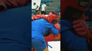 MOHAMED Abdelrahman EGY  a series of attacks in a Combat SAMBO fight vs ADAMOU Halidou NIG [upl. by Quartus769]