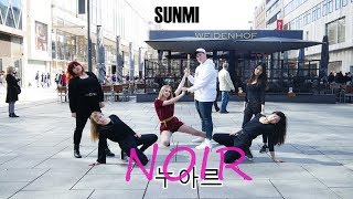 NOIR CHALLENGE KPOP PUBLIC DANCE SUNMI선미   NOIR누아르  by DASH Choreography [upl. by Aridan]