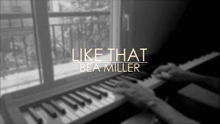 Bea Miller  like that  Piano Cover [upl. by Fiden279]