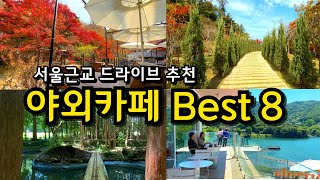 카페추천 서울근교 가을나들이 여행 야외카페 BEST8  메타포레스트 칸트의마을 옥류헌 브루다 [upl. by Nrevel65]