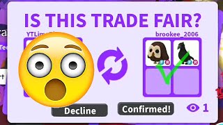 Accepting EVERY Trade In Adopt Me Roblox [upl. by Vigen]