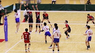 【春高京都2023】決勝 洛南 vs 東山 第５セット＜男子バレーボール＞ [upl. by Nerfe]