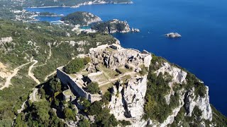 Sehenswürdigkeiten der Insel Korfu  Angelokastro eine 1000 Jahre alte Festung 4k [upl. by Morita813]