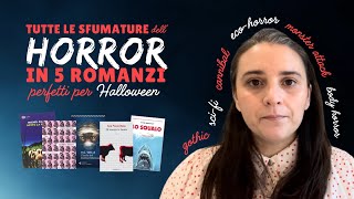 5 sfumature di horror in 5 romanzi perfetti per Halloween [upl. by Leterg]