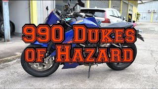 2007 KTM 990 Super Duke  First ride impression [upl. by Ettolrahs]