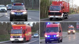 Großbrand Gewerbegebiet Steinfurt  Einsatzfahrten Feuerwehr Stolberg amp überörtliche Einsatzkräfte [upl. by Doran686]