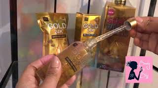 Inside 24K gold Serum Thailand Product [upl. by Ilera629]