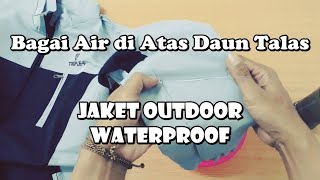 Jaket Outdoor Triple F Waterproof Jaket Gunung Anti Air  Unboxing amp Review [upl. by Park229]