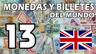 Billetes y Monedas del Mundo  13  Libras Esterlinas  Peniques [upl. by Okiek]