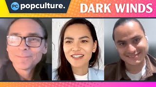 Dark Winds Stars Zahn McClarnon Kiowa Gordon and Jessica Matten Talk New MurderMystery AMC Series [upl. by Adnih]