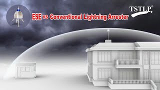 TSTLP Lightning Arrester ESE vs Conventional Lightning Arrester Protection [upl. by Maddie]