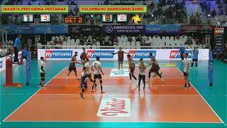 SET 2 JAKARTA PERTAMINA PERTAMAX VS PALEMBANG BANKSUMSELBABEL [upl. by Mikes]