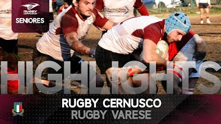 Rugby Cernusco v Rugby Varese  17122023  Highlights [upl. by Netty]