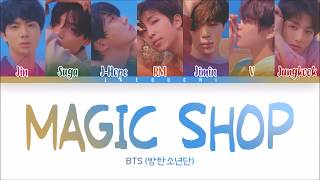 BTS 방탄소년단  MAGIC SHOP Color Coded Lyrics EngRomHan [upl. by Cheng]