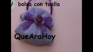 Recuerdos para bautizo DIY Bolsas de toalla [upl. by Aileahcim270]