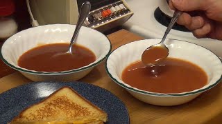 Campbells Tomato Soup VS Progresso Tomato Soup  Grilled Cheese Sandwich with Tomato Soup [upl. by Alain]