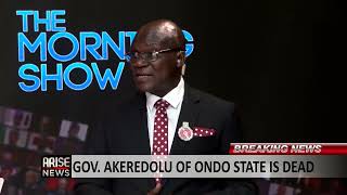 Governor Rotimi Akeredolu of Ondo State is Dead [upl. by Eicnahc484]