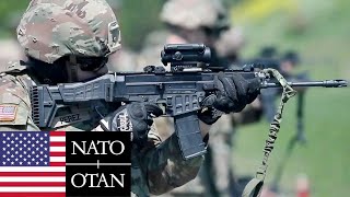 US Army NATO Soldiers test the CZ BREN 2 assault rifle in the Czech Republic [upl. by Niwrud178]