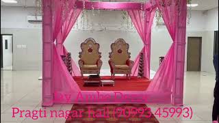 Jha family enjoy marriage function Pragti nagar hall 27112024  Jay Ambe Decor [upl. by Northrop159]