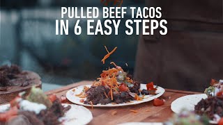 How To Make Pulled Beef Cheek Tacos On A Weber [upl. by Nylatsirhc]