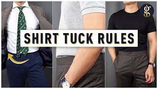 How to Tuck In Your Shirt the Right Way – How To Do It Better  Style  GQ [upl. by Dove]