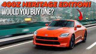 Nissan 400Z Heritage Edition Is Here Would You Buy One [upl. by Aynwad368]