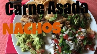 DIY How To Make The Best Spicy Carne Asada Nachos [upl. by Olvan925]