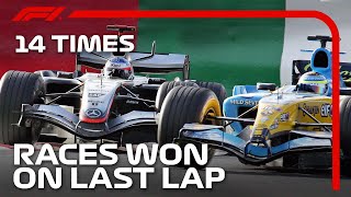 14 Times Races Were Won On The Final Lap [upl. by Omoj]