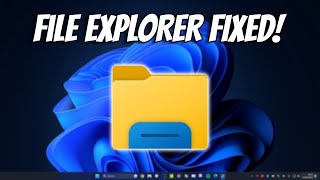 How To Fix File Explorer Not Responding  Windows 11 amp 10 [upl. by Krenn]