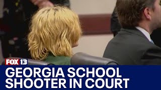 Georgia school shooting suspect appears in court  FOX 13 Seattle [upl. by Calvina873]