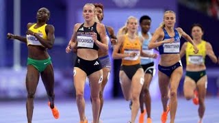 Keely Hodgkinson Wins 800m Womens Final amp Wins Gold Medal For Great Britain At Paris Olympics ari [upl. by Huesman628]