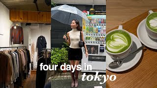 FOUR DAYS IN TOKYO  cafe hopping food and vintage shopping [upl. by Onailimixam]