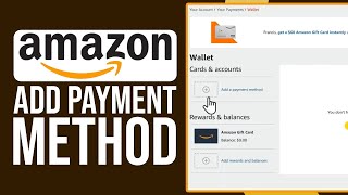 How To Add Payment Method On Amazon  Full Guide [upl. by Crowe199]