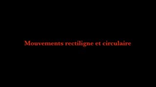 Cours Mouvements Rectiligne et Circulaire  Terminale S [upl. by Selway]