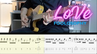 LOVE FOOLOSOPHY Jamiroquai Guitar LESSON TAB and CHORDS [upl. by Haneekas]