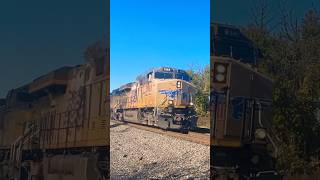 CSX ethanol train lead by UP 7868 [upl. by Ecirum]