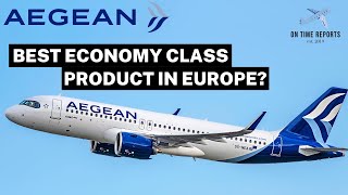 HOW’S AEGEAN AIRLINES ECONOMY CLASS Athens to Amsterdam Airbus A320neo TRIP REPORT [upl. by Aneel]