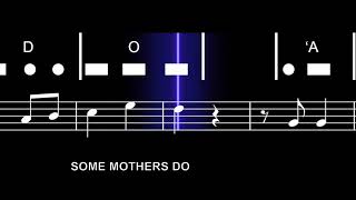 Ooh Dotty Morse Code in Hazlehursts quotSome Mothers Do Ave Emquot theme [upl. by Mata]