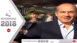 Felipe Calderón vota en estas elecciones [upl. by Kalb]