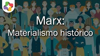 Marx el materialismo histórico  Sociología  Educatina [upl. by Alioz]