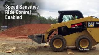 Speed Sensitive Ride Control for Cat® DD2 Series Skid Steer Multi Terrain Compact Track Loaders [upl. by Leola439]