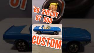 Custom 69 Shelby GT 500 hot wheels diecast shorts [upl. by Annirac409]