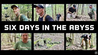 Six days exploring metal detecting finding ancient lost places in New England abyss [upl. by Artinad282]