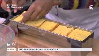 RECETTE  Bûche ébène aux poires [upl. by Dasie]