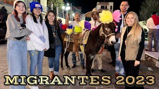 FESTEJAN A MIGRANTES  Callejoneada y verbena  Valparaíso Zacatecas 2023 [upl. by Kucik]