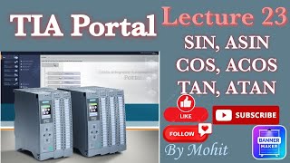 Lecture 23 SIN COS TAN ASIN ACOS ATAN TIA PORTAL LEARNWITHMOHIT electricalengineering [upl. by Friedlander6]